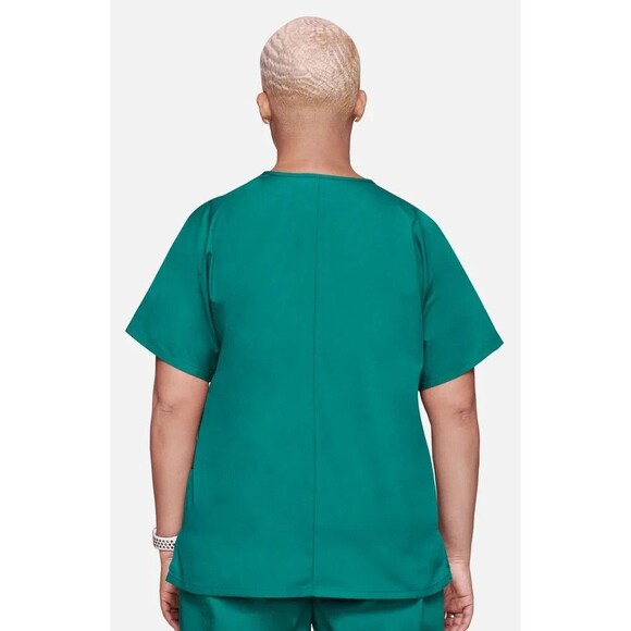 Cherokee Workwear Green Women Plus Size VNeck Scrub 5XL Multi Pocket Set Medical - Picture 3 of 8